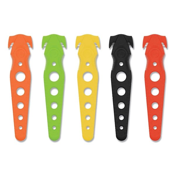 Westcott ACM Safety Cutter Knife; Assorted Color - Pack of 5 17379